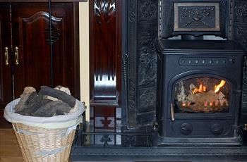 Open fire Coomassig View B&B